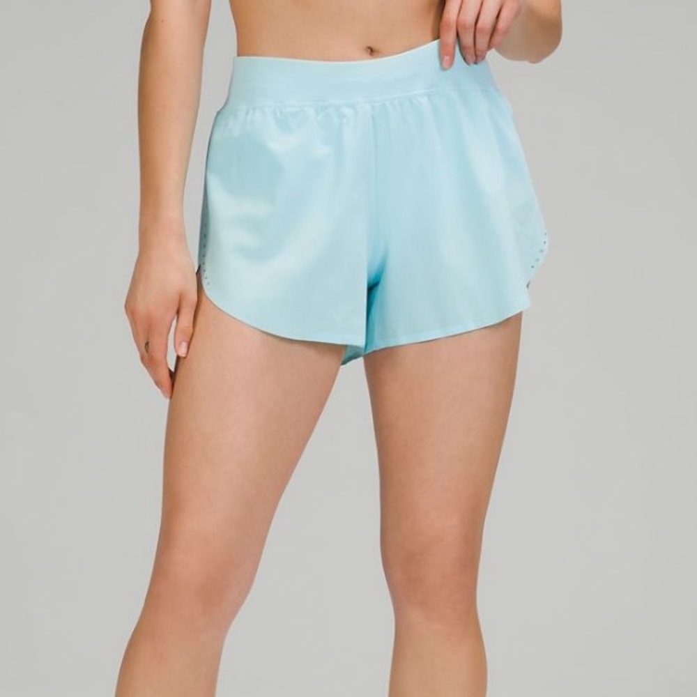 Lululemon High Rise Find Your Pace 3” Icing Blue